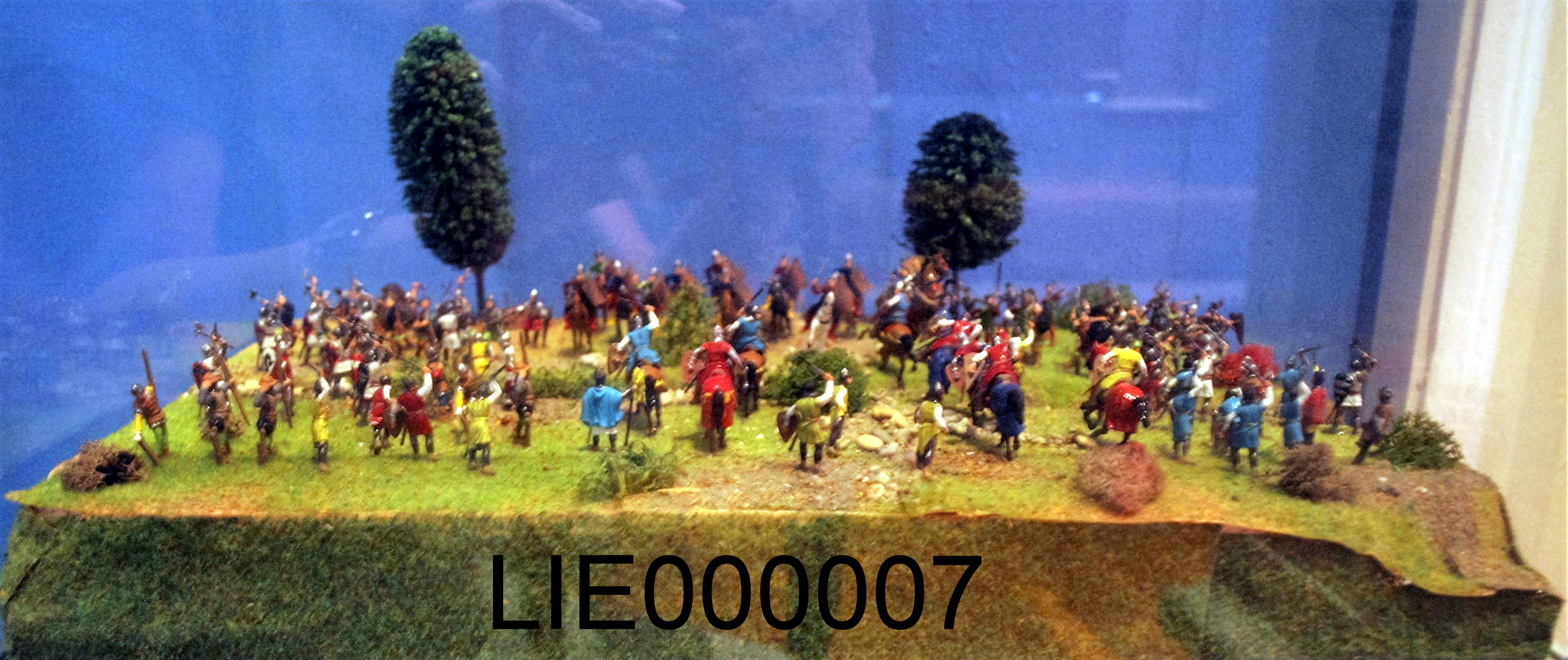 Diorama der Schlacht an der Leitha, anno 1246